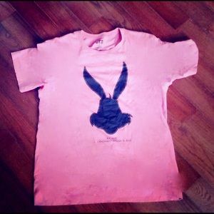 Uniqlo Disney series pink shirt